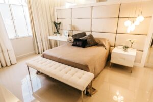 Farben im Schlafzimmer - warme Farben