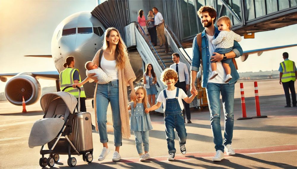 Flugreise mit Kindern richtig meistern
