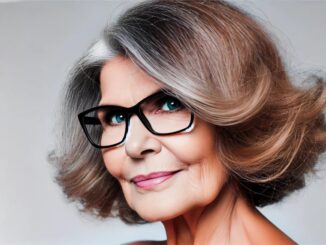 Halblang Frisuren ab 60 mit Brille - so stylish können sie sein