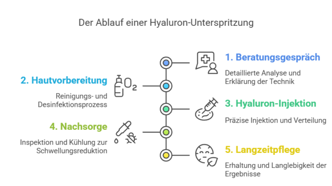 Hyaluron Unterspritzung Ablauf