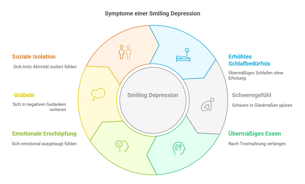 Symptome_ So äußert sich Smiling Depression - Grafik