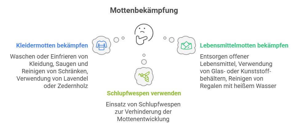 Motten erkennen_ Auf in die Mottenbekämpfung - Grafik