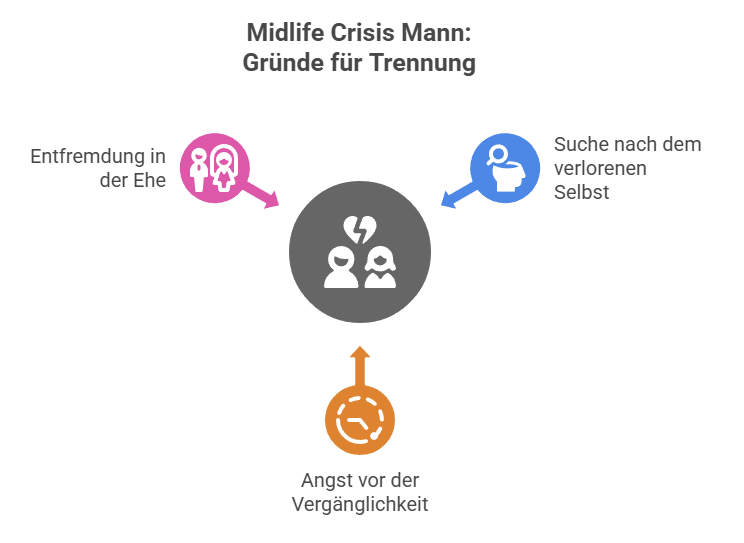 Warum Männer sich in der Midlife Crisis trennen - Grafik