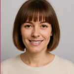 Frisuren für dünnes Haar -Bob mit Pony