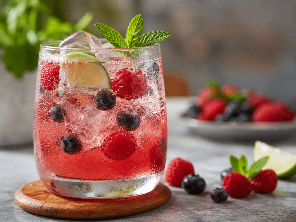 Berry Ginger Fizz